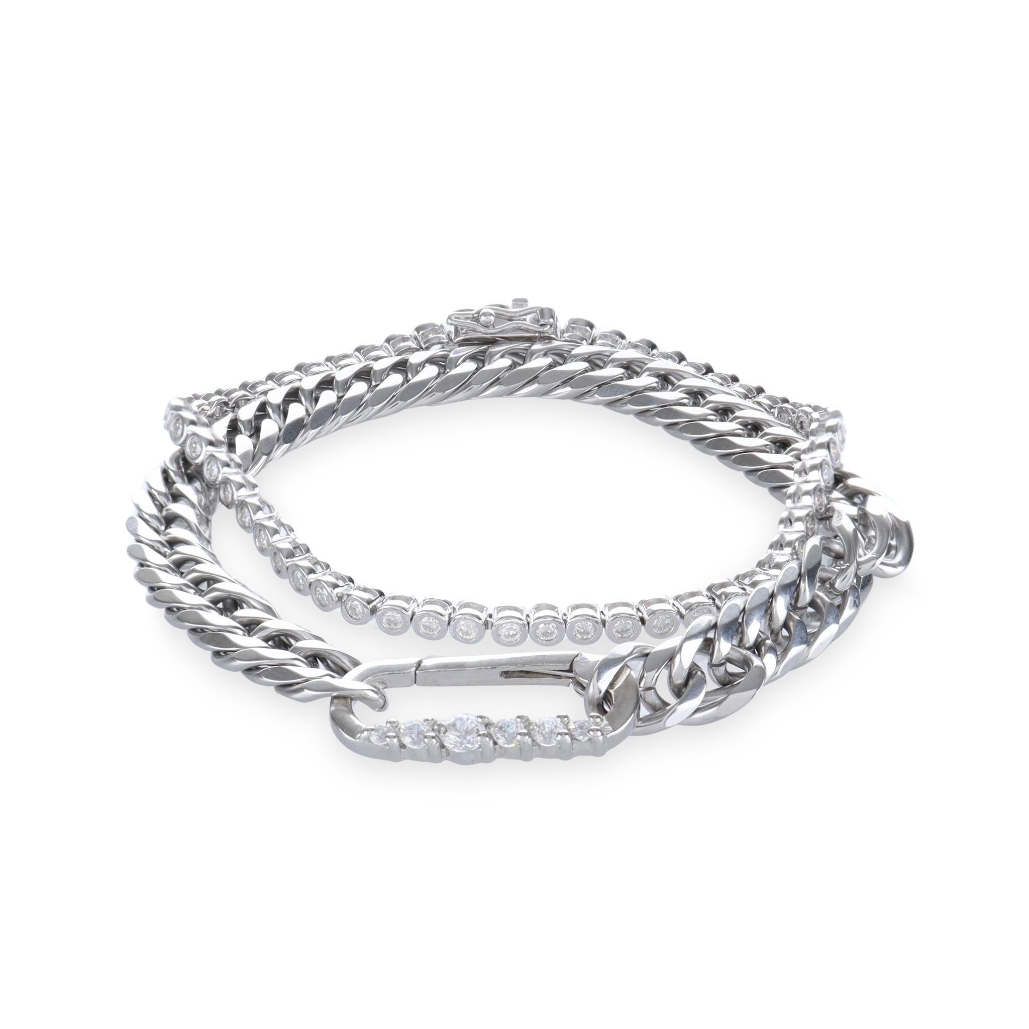 SHINE CLASP BRACELET STACK